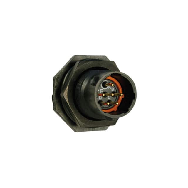 UTS710D98P32 CONN RCPT MALE 6POS GOLD SOLDER