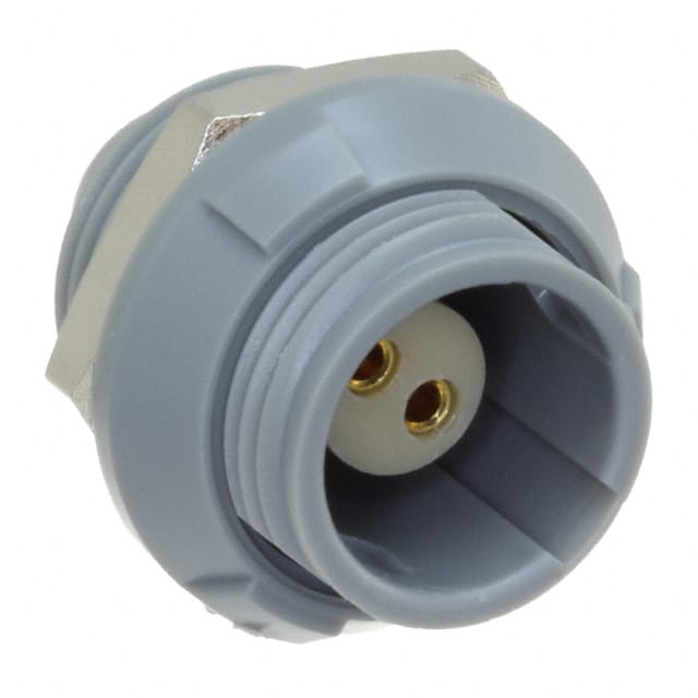 8P1P002200GRB01 CONN RCPT FMALE 2P GOLD SLDR CUP