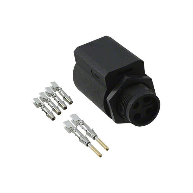 UTL7103G1S14AWG CONN CIRC RCPT 4POS GOLD CRIMP