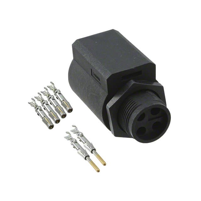 UTL7103G1S20AWG CONN CIRC RCPT 4POS GOLD CRIMP