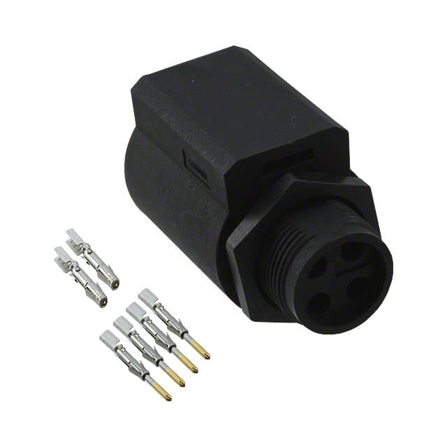 UTL7103G1P16AWG CONN CIRC RCPT 4POS GOLD CRIMP