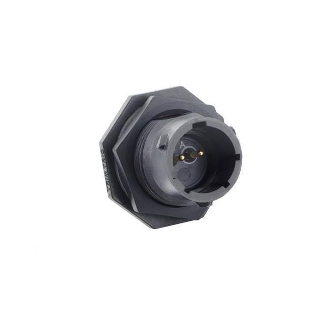UTSX712D2P JAM NUT RECEPTACLE, WITHOUT BACK