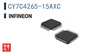 CY7C4265-15AXC The Infineon CY7C4265-15AXC is a synchronous FIFO memory IC with a buffer size of 16K x 18. It operates at a clock frequency of 66.7MHz with an access time of 10ns.