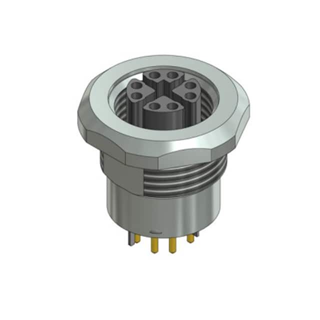 43-02760 CONN PLUG FMALE 8POS GOLD SOLDER
