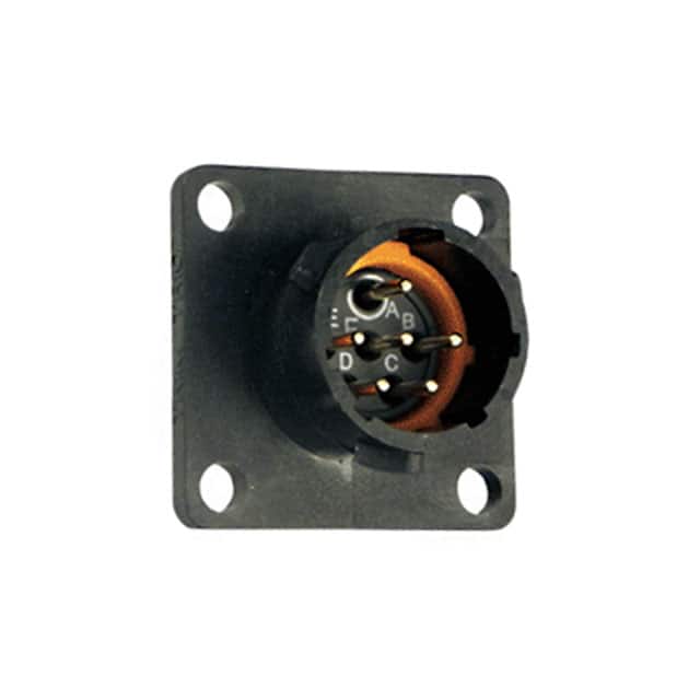 UTS010E98P CONN RCPT MALE 6P GOLD SLDR CUP