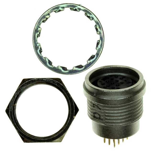 HR25A-9R-12SA CONN RCPT FMALE 12POS GOLD SLDR
