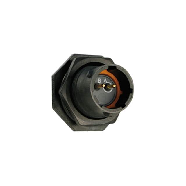 UTS712D2P32 CONN RCPT MALE 2POS GOLD SOLDER