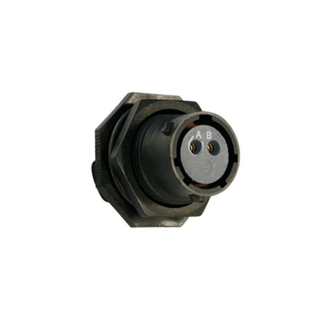 UTS712E2S CONN RCPT FMALE 2P GOLD SLDR CUP