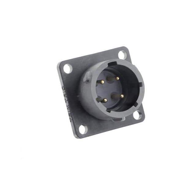 UTSX012D4P SQUARE FLANGE RECEPTACLE, WITHOU
