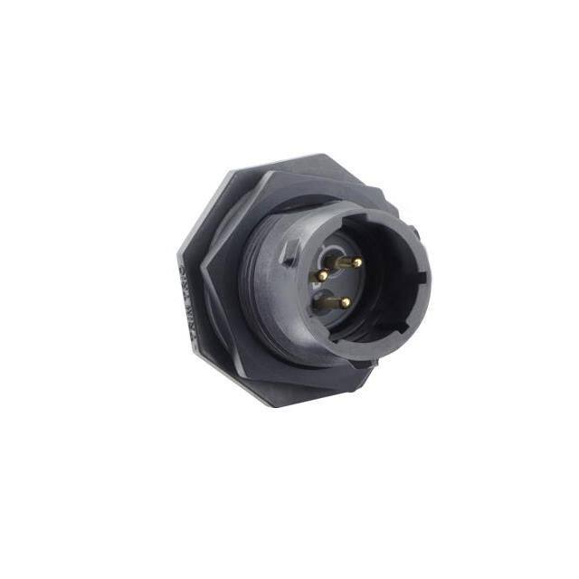 UTSX712D3P JAM NUT RECEPTACLE, WITHOUT BACK