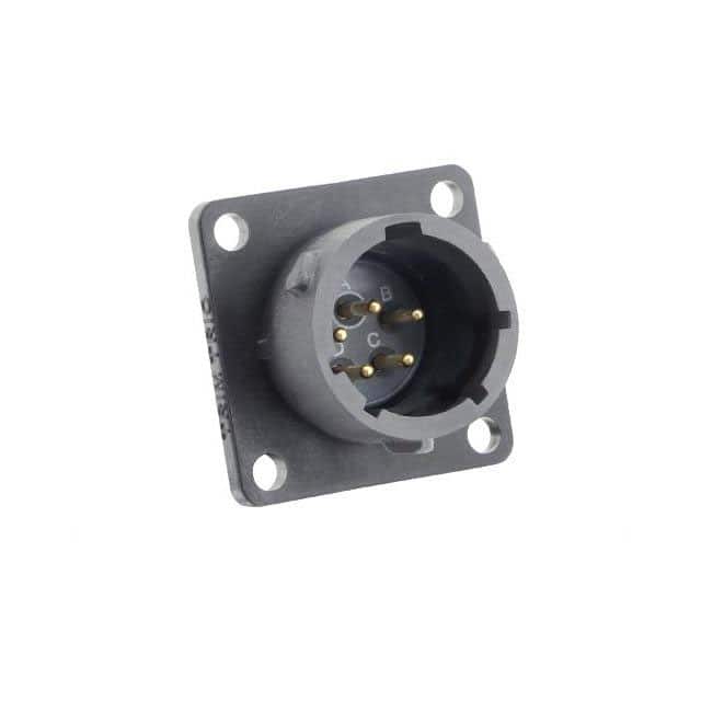 UTSX014D5P SQUARE FLANGE RECEPTACLE, WITHOU