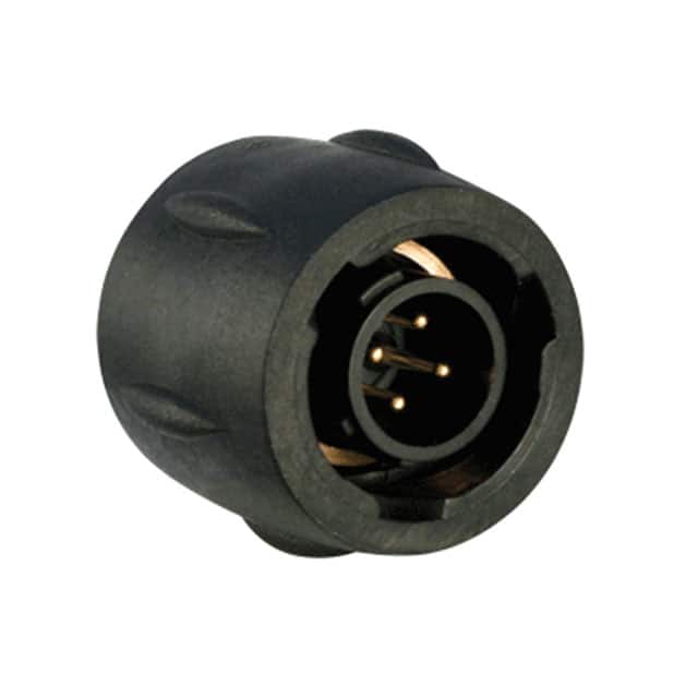 UTS68E4P CONN PLUG MALE 4P GOLD SLDR CUP