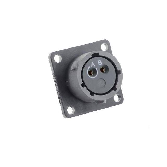 UTSX012D2S SQUARE FLANGE RECEPTACLE, WITHOU