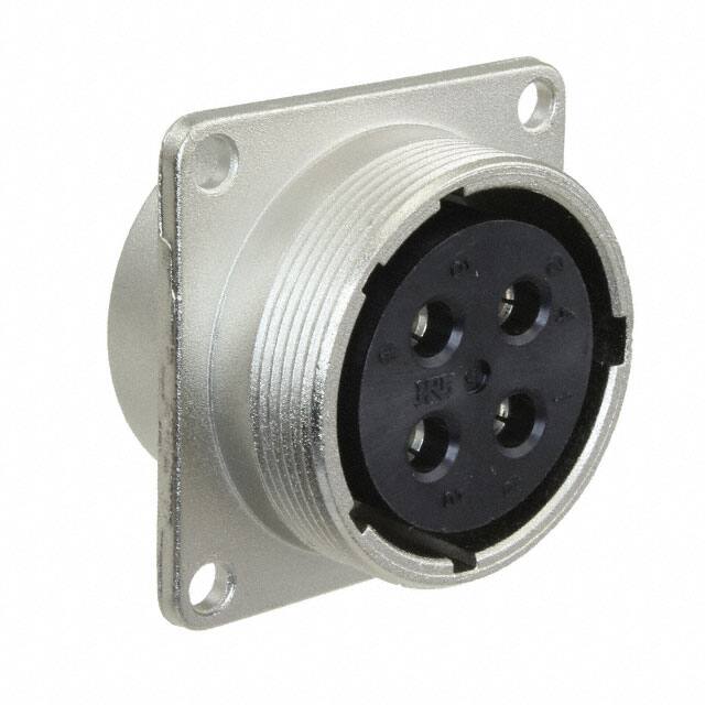 JR25RH-4S CONN RCPT FMALE 4P SOLDER CUP