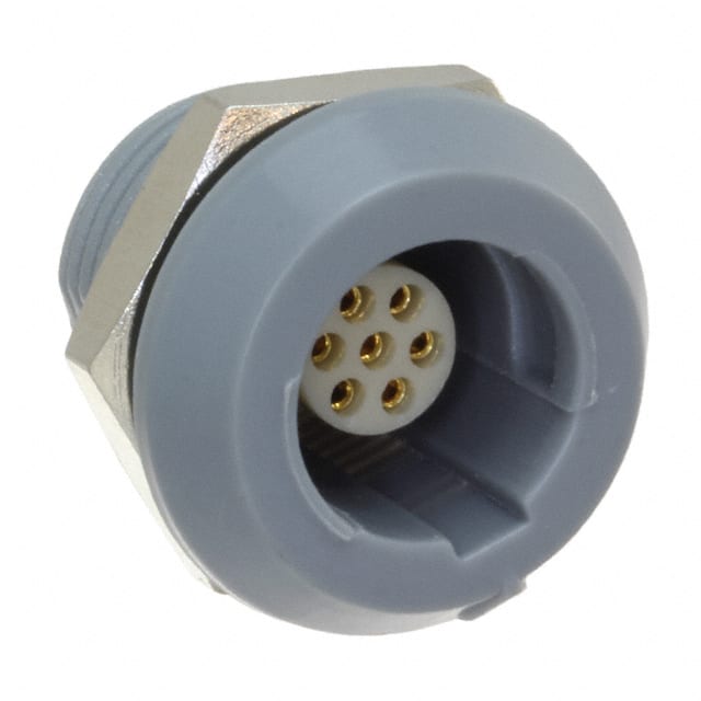 8P1P007200GRF01 CONN RCPT FMALE 7P GOLD SLDR CUP