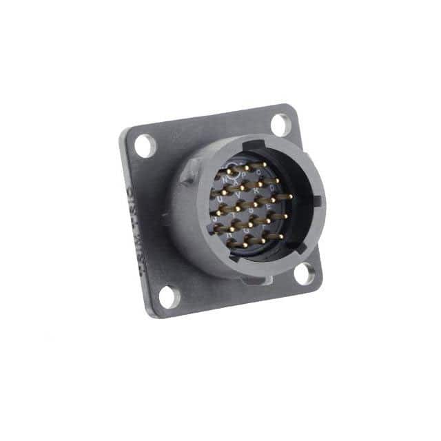 UTSX014D19PX SQUARE FLANGE RECEPTACLE, WITHOU