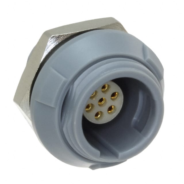 8P1P007200GRB01 CONN RCPT FMALE 7P GOLD SLDR CUP