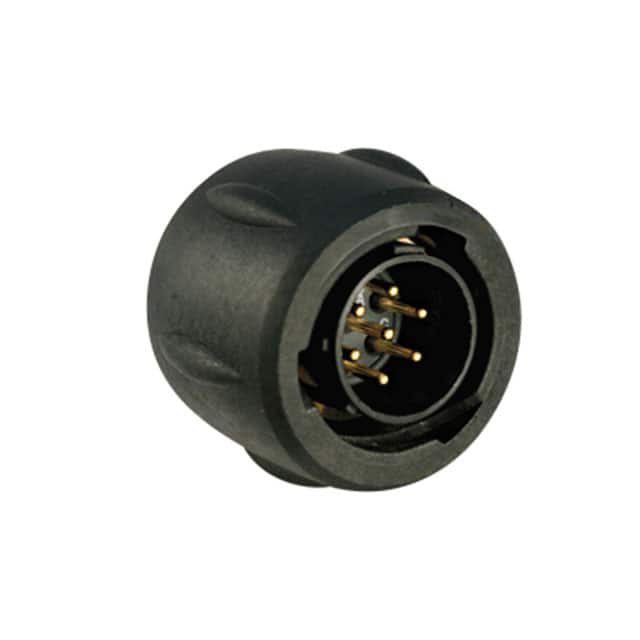 UTS610E7P CONN PLUG MALE 7P GOLD SLDR CUP