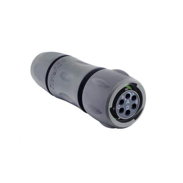 UTSX6JC10E6S PLUG, WITH CABLE GLAND BACKSHELL