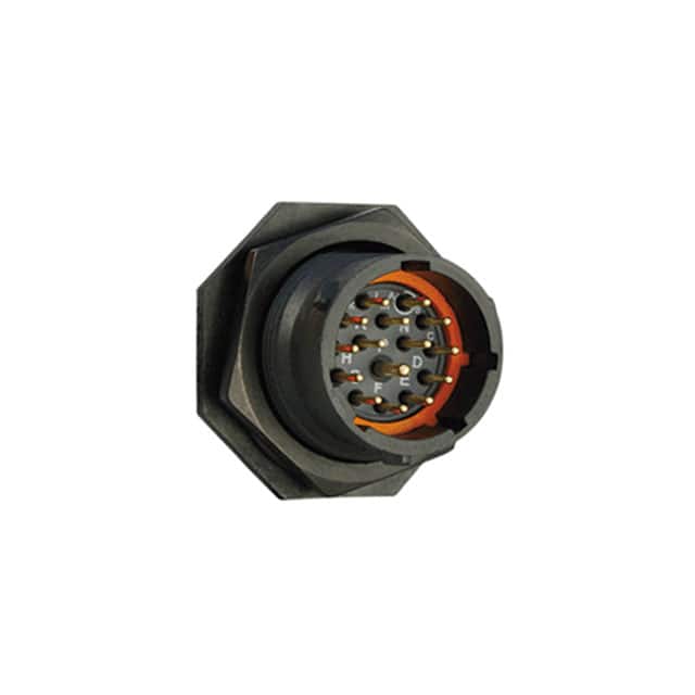 UTS714E15P CONN RCPT MALE 15P GOLD SLDR CUP