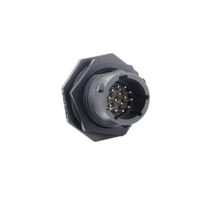 UTSX712D14PW JAM NUT RECEPTACLE, WITHOUT BACK
