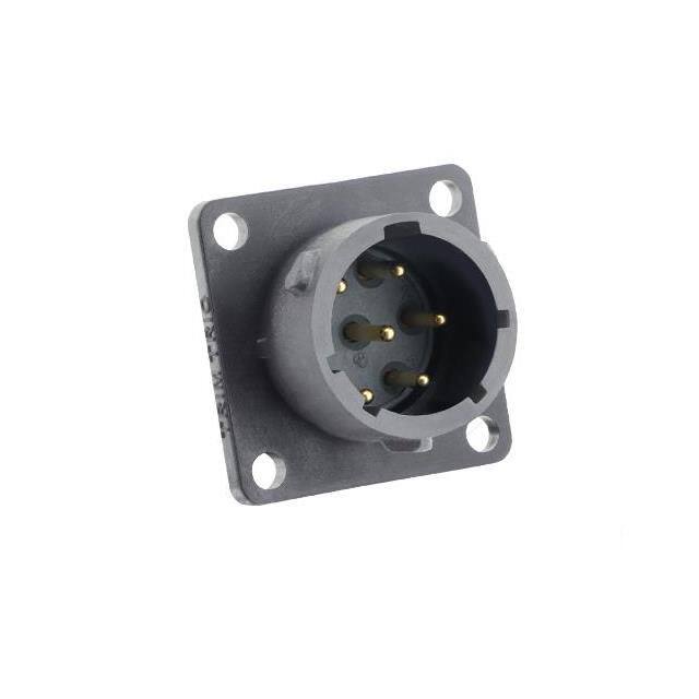 UTSX014D7P SQUARE FLANGE RECEPTACLE, WITHOU