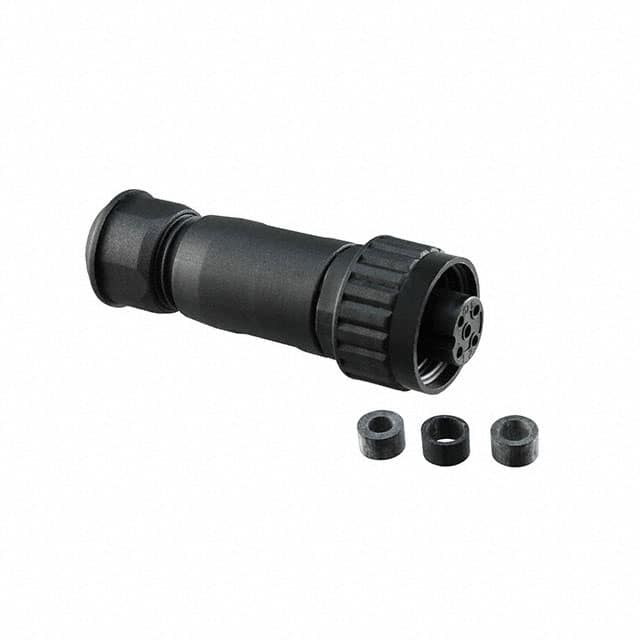 41-50000 CONN PLUG FMALE 4P SILVER SCREW