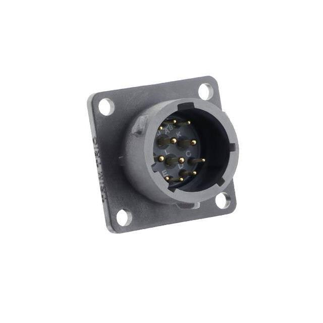 UTSX014D12P SQUARE FLANGE RECEPTACLE, WITHOU