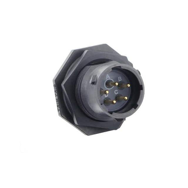 UTSX714D5P JAM NUT RECEPTACLE, WITHOUT BACK
