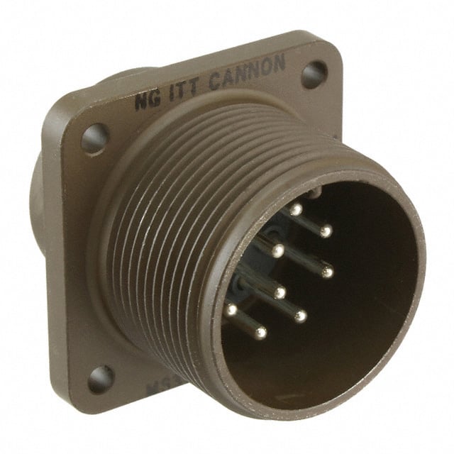 MS3102E18-1P CONN RCPT MALE 10P SOLDER CUP