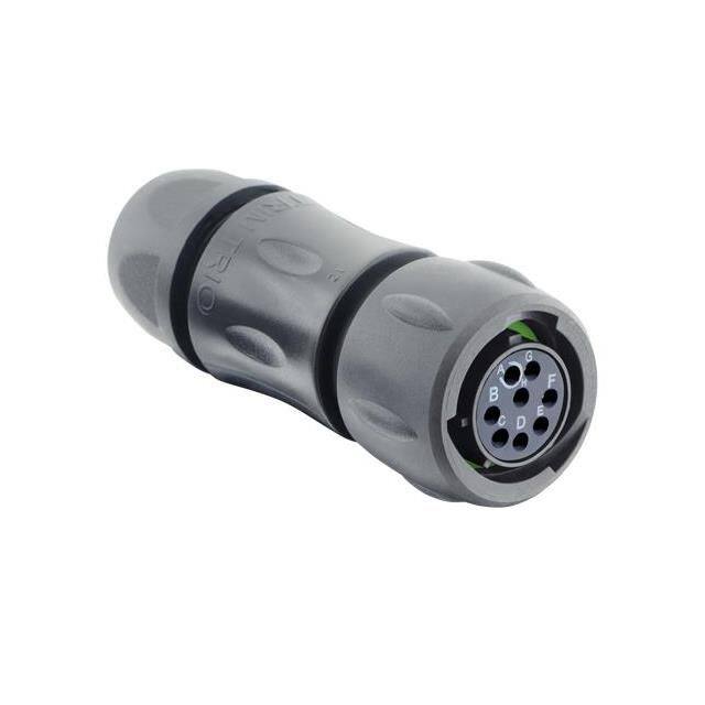 UTSX6JC12E8SX PLUG, WITH CABLE GLAND BACKSHELL