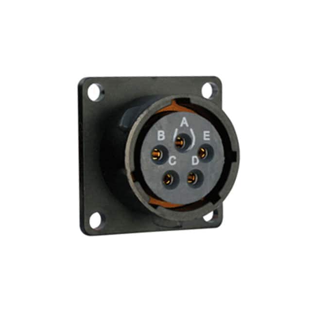 UTS014E5S CONN RCPT FMALE 5P GOLD SLDR CUP