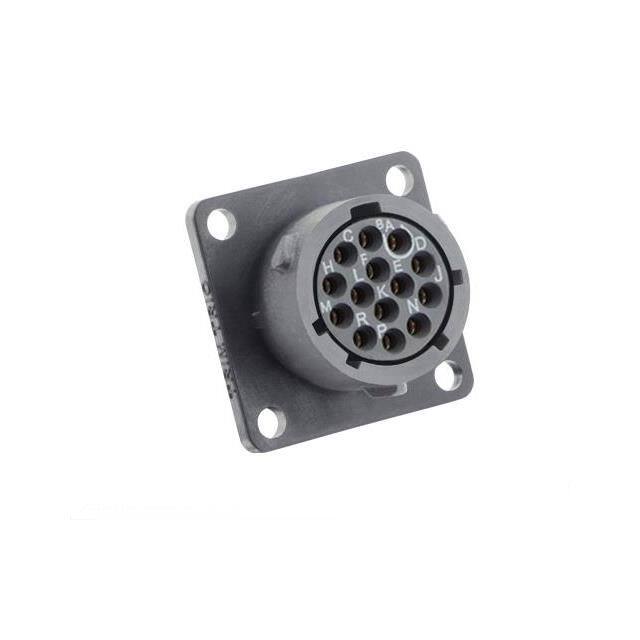 UTSX012D14SW SQUARE FLANGE RECEPTACLE, WITHOU