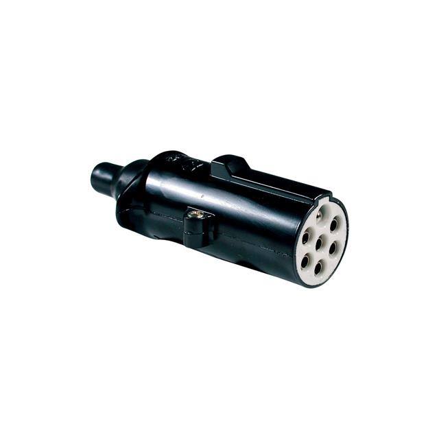 00591700 CONN CIRC PLUG 7POS NICKEL SCREW