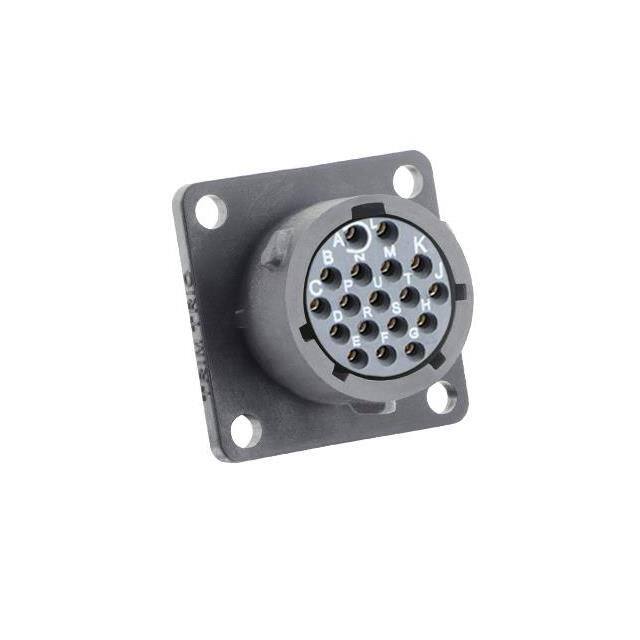 UTSX014D18SZ SQUARE FLANGE RECEPTACLE, WITHOU