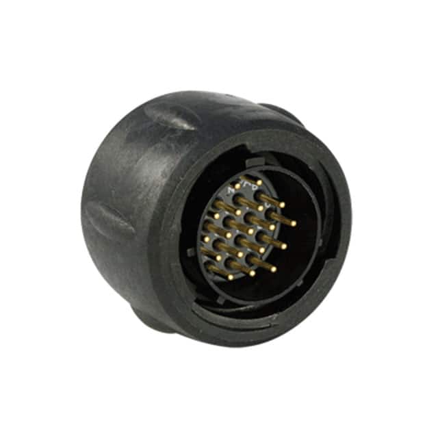 UTS614E18P CONN PLUG MALE 18P GOLD SLDR CUP