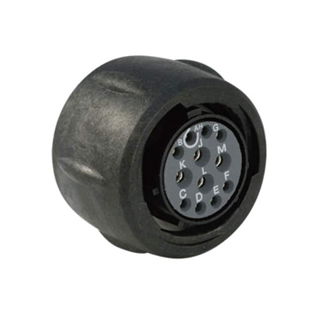 UTS614E12P CONN PLUG MALE 12P GOLD SLDR CUP