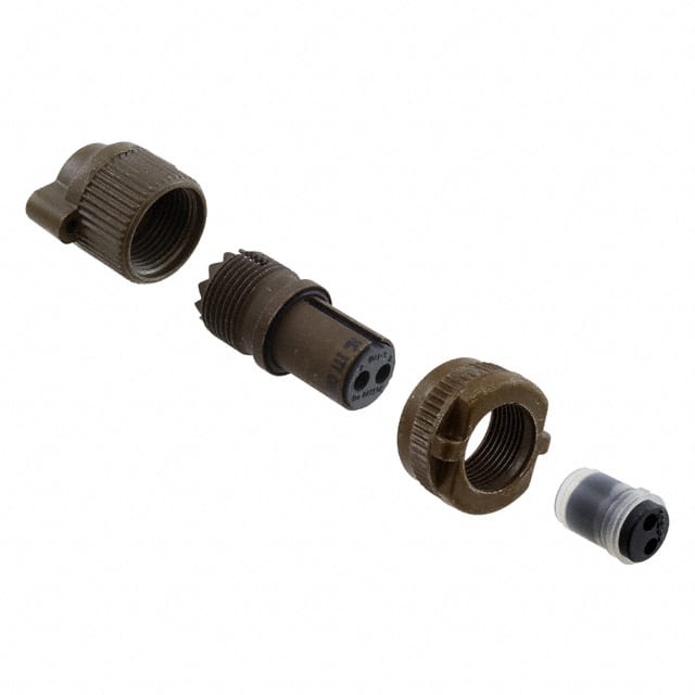 MS3106R10SL-4S CONN PLUG FMALE 2P SOLDER CUP