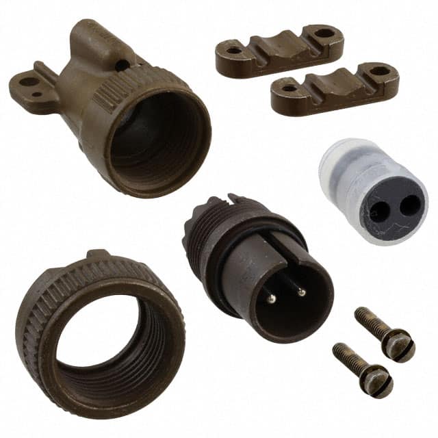 MS3106F12S-3P CONN PLUG MALE 2P SOLDER CUP
