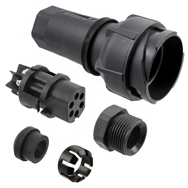 PXP7010/06S/ST/0911 CONN PLUG FMALE 6P NICKEL SCREW