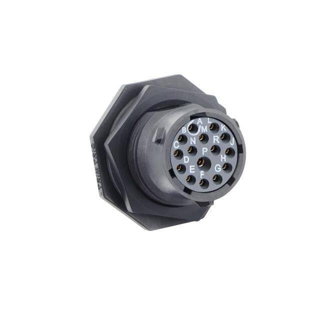 UTSX714D15SZ JAM NUT RECEPTACLE, WITHOUT BACK