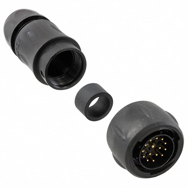 UTS6JC14E15P CONN PLUG MALE 15P GOLD SLDR CUP