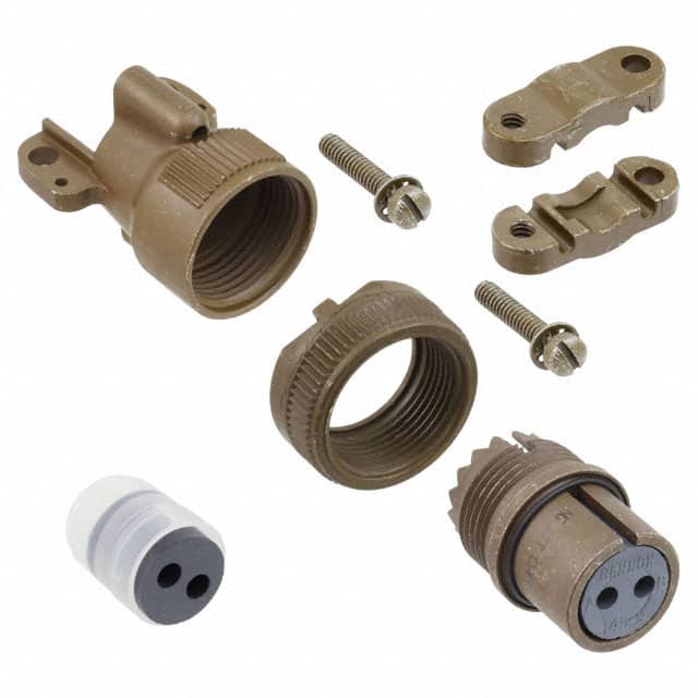 MS3106F14S-9S CONN PLUG FMALE 2P SOLDER CUP
