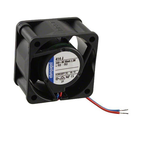 414J FAN AXIAL 40X25.4MM 24VDC WIRE