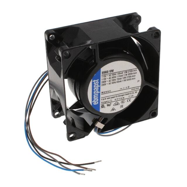 8560VW FAN AXIAL 80X38MM 115/230VAC