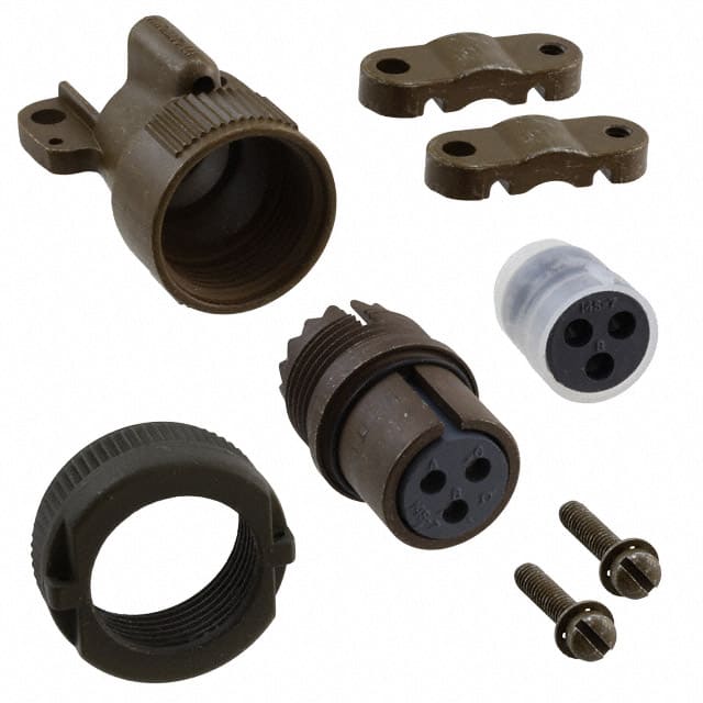 MS3106F14S-7S CONN PLUG FMALE 3P SOLDER CUP