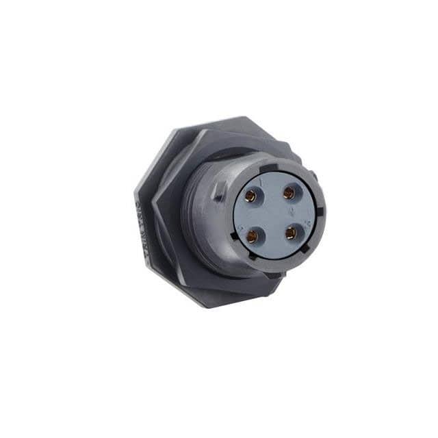 UTSX712D4S JAM NUT RECEPTACLE, WITHOUT BACK