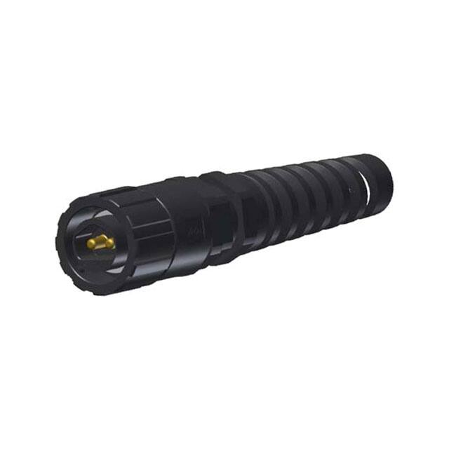 17-400343 CONN PLUG MALE 2POS GOLD CRIMP