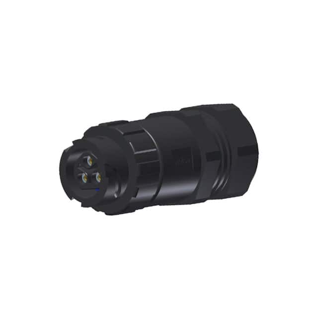 17-400453 CONN RCPT FMALE 3POS GOLD CRIMP