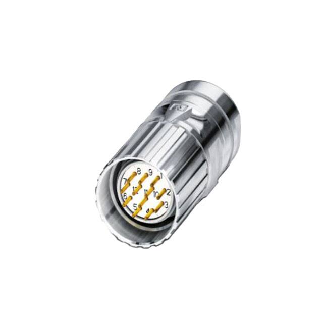 1619737 CONN PLUG MALE 12POS SOLDER CUP